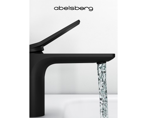 Смеситель д/раковины Abelsberg Intensa EGF23520MB, вулканический черный