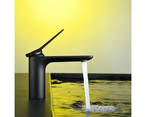 Смеситель д/раковины Abelsberg Intensa EGF23520MB, вулканический черный