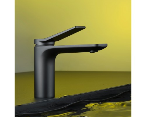 Смеситель д/раковины Abelsberg Intensa EGF23520MB, вулканический черный