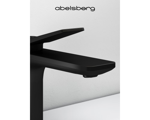 Смеситель д/раковины Abelsberg Intensa EGF23520MB, вулканический черный
