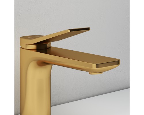 Смеситель д/раковины Abelsberg Intensa EGF23520BG, королевское золото