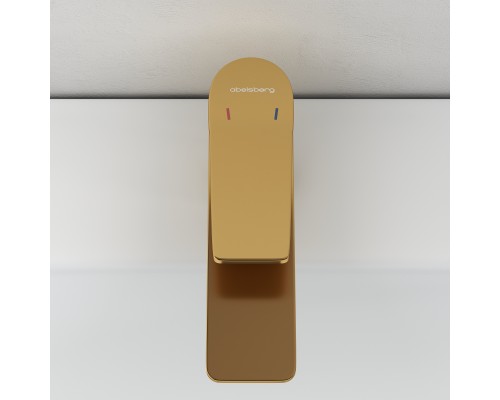 Смеситель д/раковины Abelsberg Intensa EGF23520BG, королевское золото