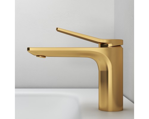 Смеситель д/раковины Abelsberg Intensa EGF23520BG, королевское золото