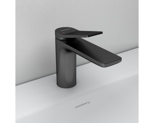 Смеситель д/раковины Abelsberg Intensa EGF23520GM, космическая сталь