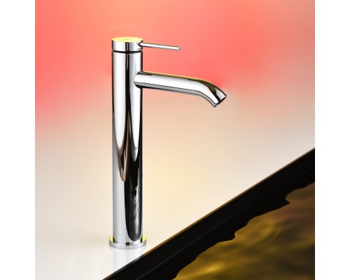 Смеситель д/раковины Abelsberg Fluida ERF22003CH высокий, глянцевый хром