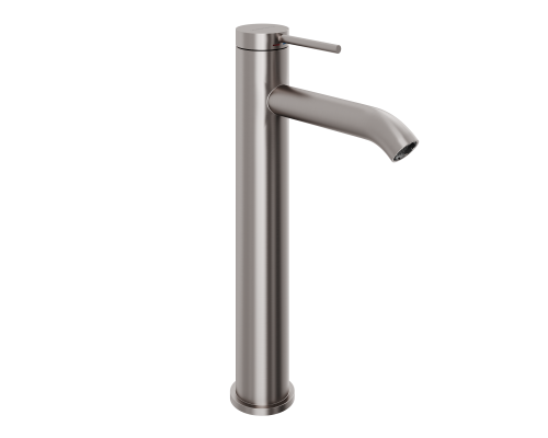 Смеситель д/раковины Abelsberg Fluida ERF22003BN высокий, титан