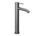 Смеситель для раковины Abelsberg Fluida ERF22003GM высокий, космическая сталь Смеситель для раковины Abelsberg Fluida ERF22003GM высокий, космическая сталь