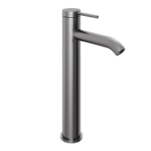 Смеситель для раковины Abelsberg Fluida ERF22003GM высокий, космическая сталь