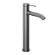 Смеситель д/раковины Abelsberg Fluida ERF22003GM высокий, космическая сталь