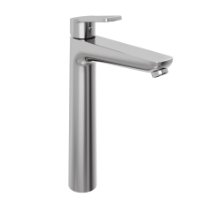 Смеситель для раковины Abelsberg Lineara UNF23509CH высокий, глянцевый хром