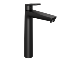 Смеситель для раковины Abelsberg Lineara UNF23509MB высокий, вулканический черный