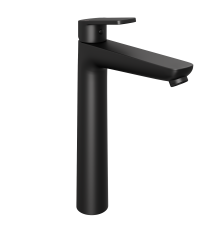 Смеситель для раковины Abelsberg Lineara UNF23509MB высокий, вулканический черный