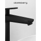 Смеситель д/раковины Abelsberg Lineara UNF23509MB высокий, вулканический черный