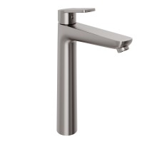 Смеситель для раковины Abelsberg Lineara UNF23509BN высокий, титан