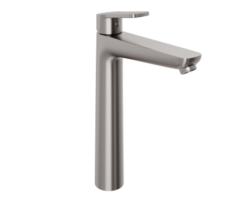 Смеситель д/раковины Abelsberg Lineara UNF23509BN высокий, титан