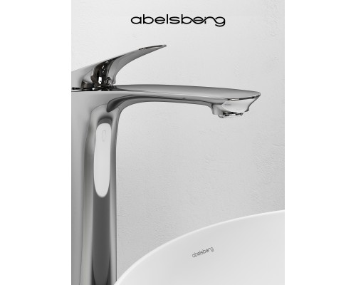 Смеситель д/раковины Abelsberg Perfecta INF60102CH высокий, глянцевый хром