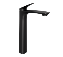 Смеситель для раковины Abelsberg Perfecta INF60102MB высокий, вулканический черный