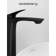 Смеситель д/раковины Abelsberg Perfecta INF60102MB высокий, вулканический черный