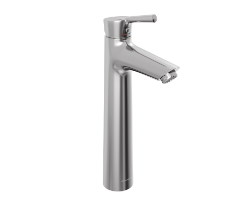 Смеситель д/раковины Abelsberg Solida AMF20091CH высокий, глянцевый хром