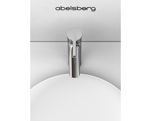 Смеситель д/раковины Abelsberg Solida AMF20091CH высокий, глянцевый хром