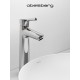Смеситель д/раковины Abelsberg Solida AMF20091CH высокий, глянцевый хром