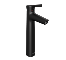 Смеситель для раковины Abelsberg Solida AMF20091MB высокий, вулканический черный