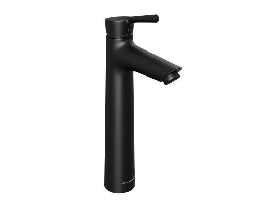 Смеситель д/раковины Abelsberg Solida AMF20091MB высокий, вулканический черный