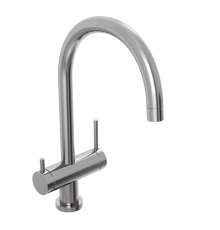 Смеситель для кухни Abelsberg Aera AWF70029CH c возможностью подключения фильтра для воды, цвет глянцевый хром