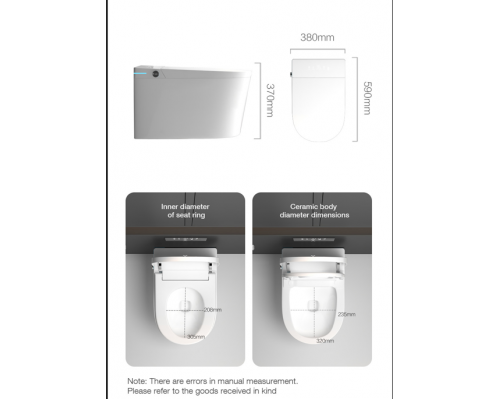 Унитаз умный электронный HUAFON AB002 подвесной