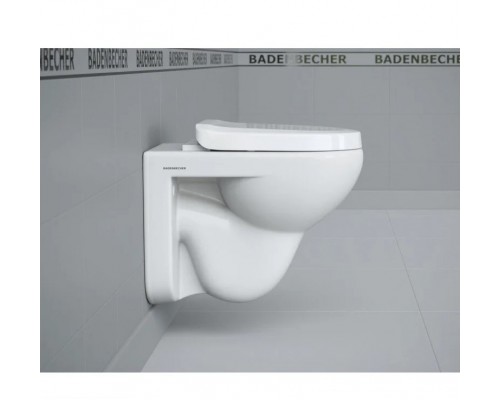 Унитаз подвесной ES.M Badenbecher T04W, детский, сиденье микролифт, цвет белый