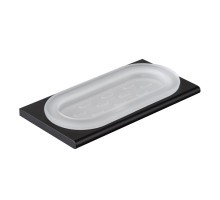 Мыльница настенная Splendy Inspiration R, черный матовый, IR402VSBM