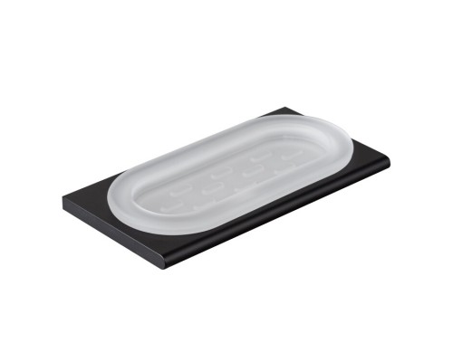 Мыльница настенная Splendy Inspiration R, черный матовый, IR402VSBM