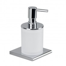 Дозатор для жидкого мыла Splendy Inspiration R, хром, стекло сатинированное, IR4041VSCR