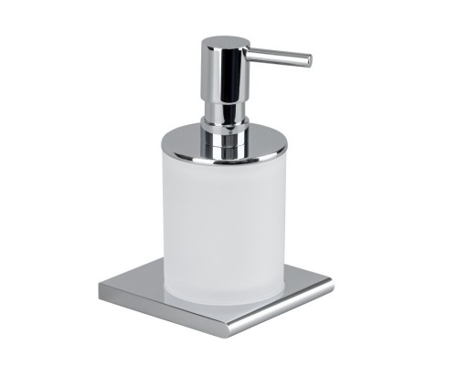 Дозатор для жидкого мыла Splendy Inspiration R, хром, стекло сатинированное, IR4041VSCR