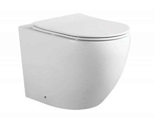 Унитаз Splendy Light, белый, безободковый, приставной, LI10156PTNWG