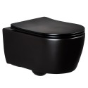 Унитаз Splendy Pride подвесной черный матовый с сиденьем SoftClose, PR10152VTYBM