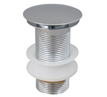 Донный клапан Splendy Click Clack, хром, 1 1/4", круглая крышка, AA3071NORMCR