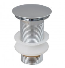 Донный клапан Splendy Click Clack, хром, 1 1/4", круглая крышка, AA3071NORMCR