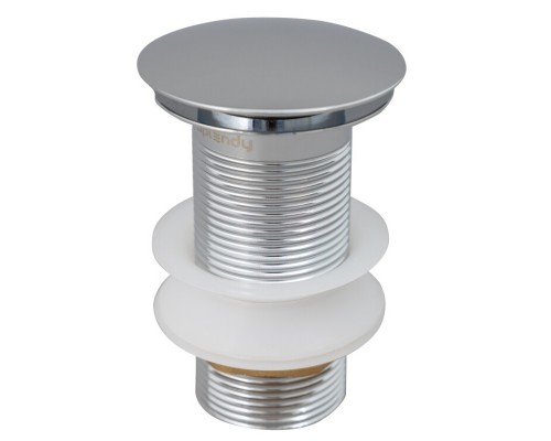 Донный клапан Splendy Click Clack, хром, 1 1/4", круглая крышка, AA3071NORMCR