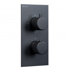 Смеситель для душа Splendy Passion, черный матовый, на 2 потребителя, PA204U2T2BM