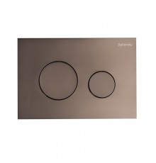 Клавиша смыва Splendy Stable Rest, двойной смыв, оружейный металл брашированный, SR302TMAB