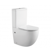 Унитаз Splendy Light напольный безободковый белый с сиденьем, LI10163FYWG