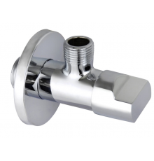 Вентиль запорный угловой Splendy, латунь, хром, 3/8", AA206NA8SCR