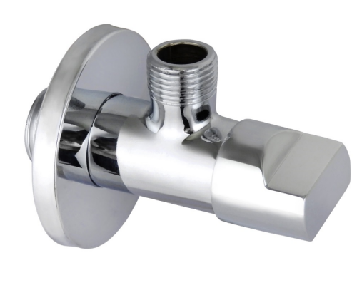 Вентиль запорный угловой Splendy, латунь, хром, 3/8", AA206NA8SCR