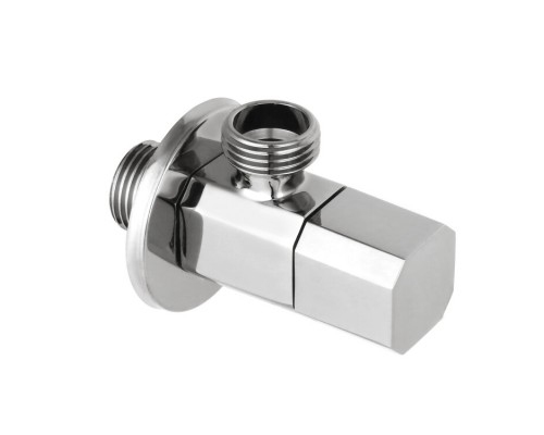 Вентиль запорный угловой Splendy 1/2", хром, AA206NAFCR