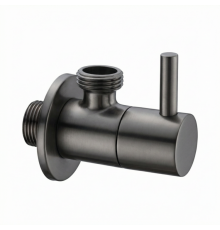 Вентиль запорный угловой Splendy, 1/2", оружейный металл брашированный, AA206NAPAB