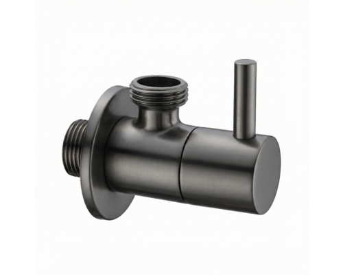 Вентиль запорный угловой Splendy, 1/2", оружейный металл брашированный, AA206NAPAB