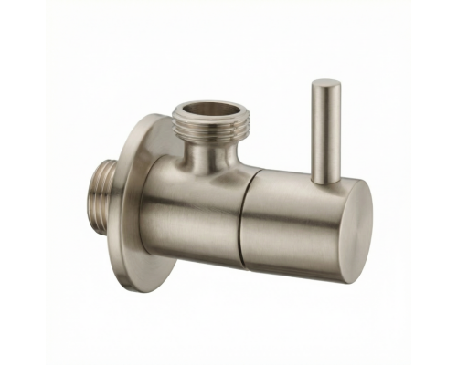 Вентиль запорный угловой Splendy 1/2" никель брашированный, AA206NAPNB