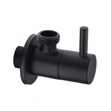 Вентиль запорный угловой Splendy, черный матовый, 1/2", AA206NAPBM