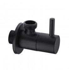 Вентиль запорный угловой Splendy, черный матовый, 1/2", AA206NAPBM